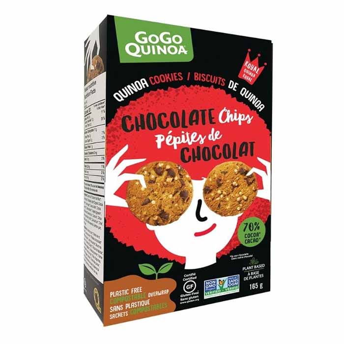 Biscuits de quinoa sans gluten & véganes - Pépites de chocolat