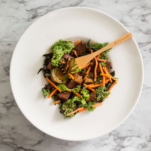 Ensemble - Ustensiles en bambou réutilisables